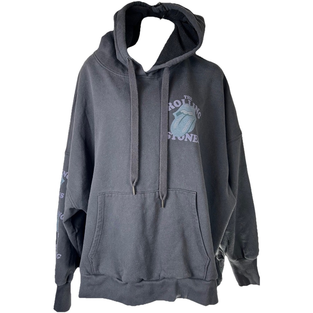 American Eagle AE Rolling Stones Seriously Huggable Hoodie‎ Sz Large Sweatshirt